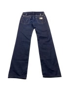 VINTAGE D&G jeans da donna blu scuro con cerniera nelle tasche posteriori M