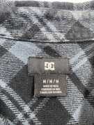 VINTAGE DC SHOES ΠΟΥΚΑΜΙΣΟ ΦΑΝΕΛΕΝΙΟ ΚΑΡΟ ΓΚΡΙ ΜΑΥΡΟ ΑΝΔΡΙΚΟ M