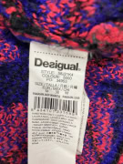 VINTAGE DESIGUAL ΠΛΕΚΤΗ ΜΠΛΟΥΖΑ ΜΕ ΣΧΕΔΙΑ ΜΠΛΕ ΚΟΚΚΙΝΟ ΓΥΝΑΙΚΕΙΟ M/L