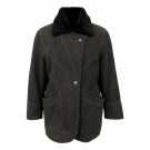 VINTAGE DONNA DIBI ΔΕΡΜΑΤΙΝΟ ΠΑΛΤΟ SHEARLING XL