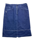 VINTAGE ENERGIE DENIM ΦΟΥΣΤΑ ΜΕ ΚΕΝΤΗΜΕΝΟ ΛΟΓΟΤΥΠΟ ΜΠΛΕ ΓΥΝΑΙΚΕΙΑ M/L