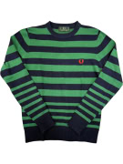 VINTAGE FRED PERRY ΠΟΥΛΟΒΕΡ ΜΕ ΡΙΓΕΣ CREW NECK