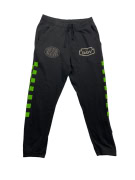 VINTAGE G-STAR RAW ΠΑΝΤΕΛΟΝΙ ΦΟΡΜΑΣ ΜΕ GRAPHIC LOGOS ΚΑΙ ΠΛΑΪΝΕΣ ΡΙΓΕΣ ΜΑΥΡΟ ΑΝΔΡΙΚΟ M
