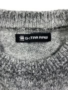 VINTAGE G-STAR RAW ΠΛΕΚΤΗ ΜΠΛΟΥΖΑ ΜΕΛΑΝΖΕ GRADIENT ΓΚΡΙ ΑΝΔΡΙΚΗ S-M