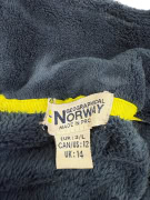 VINTAGE GEOGRAPHICAL NORWAY ΖΑΚΕΤΑ FLEECE ΓΥΝΑΙΚΕΙΟ ΜΠΛΕ L
