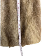 VINTAGE PELLICCIA DA DONNA MARRONE L/XL