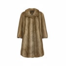 VINTAGE PELLICCIA DA DONNA MARRONE L/XL