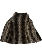 VINTAGE cappotto/giacca corta in pelliccia da donna M/L