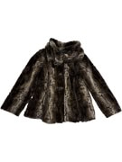 VINTAGE cappotto/giacca corta in pelliccia da donna M/L
