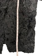 VINTAGE WOMEN'S FUR COAT BLACK L/XL