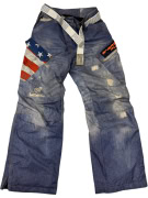 VINTAGE ΓΥΝΑΙΚΕΙΟ ΠΑΝΤΕΛΟΝΙ ΣΚΙ ENERGIAPURA ΜΠΛΕ DENIM LOOK