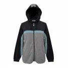 VINTAGE HOODIE-ΖΑΚΕΤΑ VELVET - ΜΑΥΡΟ/ΓΚΡΙ