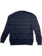 VINTAGE HUGO BOSS ΠΛΕΚΤΗ ΜΠΛΟΥΖΑ SLIM FIT ΡΙΓΕ ΜΠΛΕ ΑΝΔΡΙΚΟ L