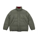 GIUBBOTTO PUFFER VINTAGE INVICTA TRAPUNTATO VERDE OLIVA DA UOMO XL