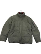 GIUBBOTTO PUFFER VINTAGE INVICTA TRAPUNTATO VERDE OLIVA DA UOMO XL