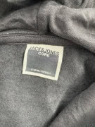 VINTAGE JACK & JONES CORE HOODIE ΜΕ GLOBAL COMMUNITY PRINT ΜΑΥΡΟ ΑΝΔΡΙΚΟ L