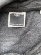 VINTAGE JACK & JONES ΦΟΥΤΕΡ ΜΕ ΚΟΥΚΟΥΛΑ (HOODIE) GRAPHIC GLOBE ΜΑΥΡΟ ΑΝΔΡΙΚΟ M