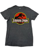 VINTAGE JURASSIC PARK ΓΚΡΙ ΚΟΝΤΟΜΑΝΙΚΗ ΜΠΛΟΥΖΑ S