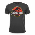 VINTAGE JURASSIC PARK ΓΚΡΙ ΚΟΝΤΟΜΑΝΙΚΗ ΜΠΛΟΥΖΑ S