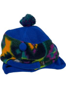 VINTAGE ΚΑΠΕΛΟ FILA FLEECE WINTER CAP ΜΕ ΜΠΟΜΠΟΛ ΣΚΙ TEAM