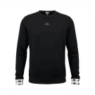 VINTAGE KAPPA BLACK LONG SLEEVE T-SHIRT S