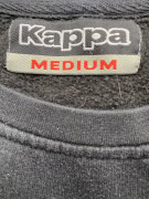 VINTAGE KAPPA SWEATSHIRT ΜΕ ΚΕΝΤΗΜΕΝΟ ΛΟΓΟΤΥΠΟ ΜΑΥΡΟ ΑΝΔΡΙΚΟ M
