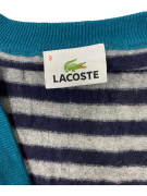 VINTAGE LACOSTE ΡΙΓΕ ΓΚΡΙ ΜΠΛΕ ΖΑΚΕΤΑ XS/S
