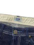 VINTAGE LEE JEANS WORKWEAR ΜΠΛΕ ΣΚΟΥΡΟ ΑΝΔΡΙΚΟ XS