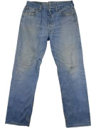 VINTAGE LEVI'S 501 STRAIGHT LEG ΜΠΛΕ ΤΖΙΝ L