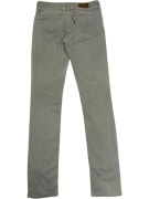 VINTAGE LEVI'S 571 SLIM FIT JEAN TROUSERS BEIGE/GREY S