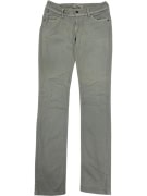 VINTAGE LEVI'S 571 SLIM FIT JEAN TROUSERS BEIGE/GREY S