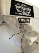 VINTAGE LEVI'S WHITE CAP ONE SIZE