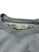 VINTAGE LEVI'S KNITTED SWEATER SLIM FIT GREY MEN'S L