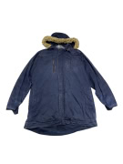 VINTAGE LEVI'S RED TAB PARKA ΜΠΟΥΦΑΝ ΜΕ ΚΟΥΚΟΥΛΑ ΚΑΙ ΕΠΕΝΔΥΣΗ ΜΠΛΕ ΣΚΟΥΡΟ ΑΝΔΡΙΚΟ XL