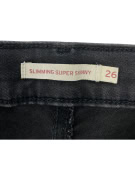 VINTAGE LEVI'S SLIMMING SUPER SKINNY ΓΥΝΑΙΚΕΙΟ JEAN ΠΑΝΤΕΛΟΝΙ ΣΕ ΣΚΟΥΡΟ ΓΚΡΙ S