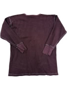 VINTAGE LEVI'S - Thermal Waffle Knit - Μπορντό/Δαμασκηνί - L