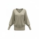 VINTAGE LIU JO JEANS KNIT TOP WITH LUREX BEIGE WOMEN'S M