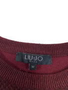 VINTAGE LIU JO UOMO ΠΛΕΚΤΗ ΜΠΛΟΥΖΑ ΜΕ ΣΤΡΟΓΓΥΛΗ ΛΑΙΜΟΚΟΨΗ ΜΠΟΡΝΤΟ ΑΝΔΡΙΚΗ M