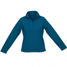 Giacca in pile turchese Vintage Lotto Life\'s con mezza zip