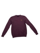 VINTAGE LYLE & SCOTT ΠΛΕΚΤΗ ΜΠΛΟΥΖΑ ΜΕ ΛΑΙΜΟΚΟΨΗ ΜΠΟΡΝΤΟ ΑΝΔΡΙΚΗ S