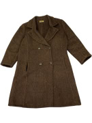 VINTAGE MARELLA CAPPOTTO DI LANA MARRONE XL/XXL