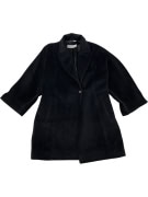 VINTAGE MARELLA ΜΑΥΡΟ ΜΑΚΡΥ ΠΑΛΤΟ M/L