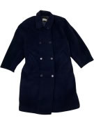 VINTAGE MARELLA DARK BLUE LONG COAT M/L