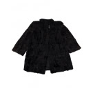 Vintage Black Astrakhan / Karakul Fur Coat - Size M/L