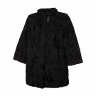 Vintage Black Astrakhan / Karakul Fur Coat - Size M/L
