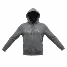 VINTAGE MICHAEL KORS HOODED ZIP UP JACKET LOGO GREY WOMEN S