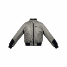 VINTAGE MOMODESIGN BOMBER JACKET LOGO GREY MEN L