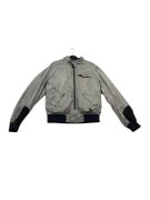 VINTAGE MOMODESIGN BOMBER JACKET LOGO GREY MEN L