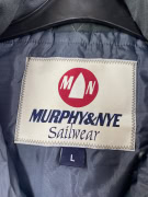 VINTAGE MURPHY & NYE SAILWEAR GILET SMANICATO CON BOTTONI NERO DA UOMO L