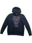 VINTAGE NIKE HOODIE THE ATHLETIC DEPT JUST DO IT ΜΠΛΕ ΓΥΝΑΙΚΕΙΟ XL